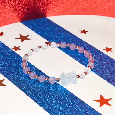 Oceanus | Gemmy Bear Armband | Aquamarin x Silber